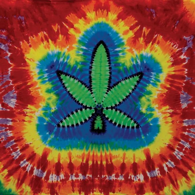 Old Glory Pot Leaf Tie Dye Tapestry Amazon.co.uk DIY & Tools