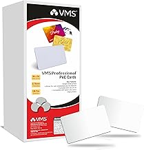 VMS Professional Blank PVC Card Contact IC/Smart Card 100 Cards