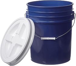 Hudson Exchange Premium 5 Gallon Bucket with Gamma Seal Lid, HDPE, Blue
