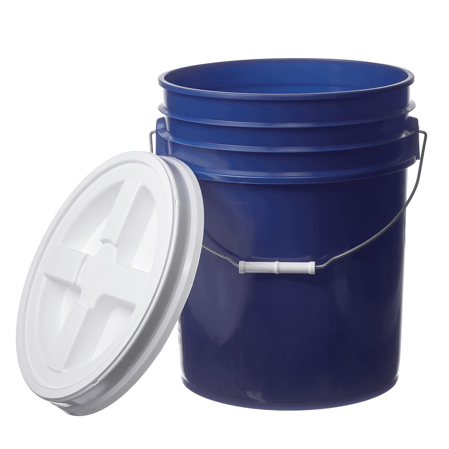 Hudson Exchange Premium 5 Gallon Bucket with Gamma Seal Lid, HDPE, Blue