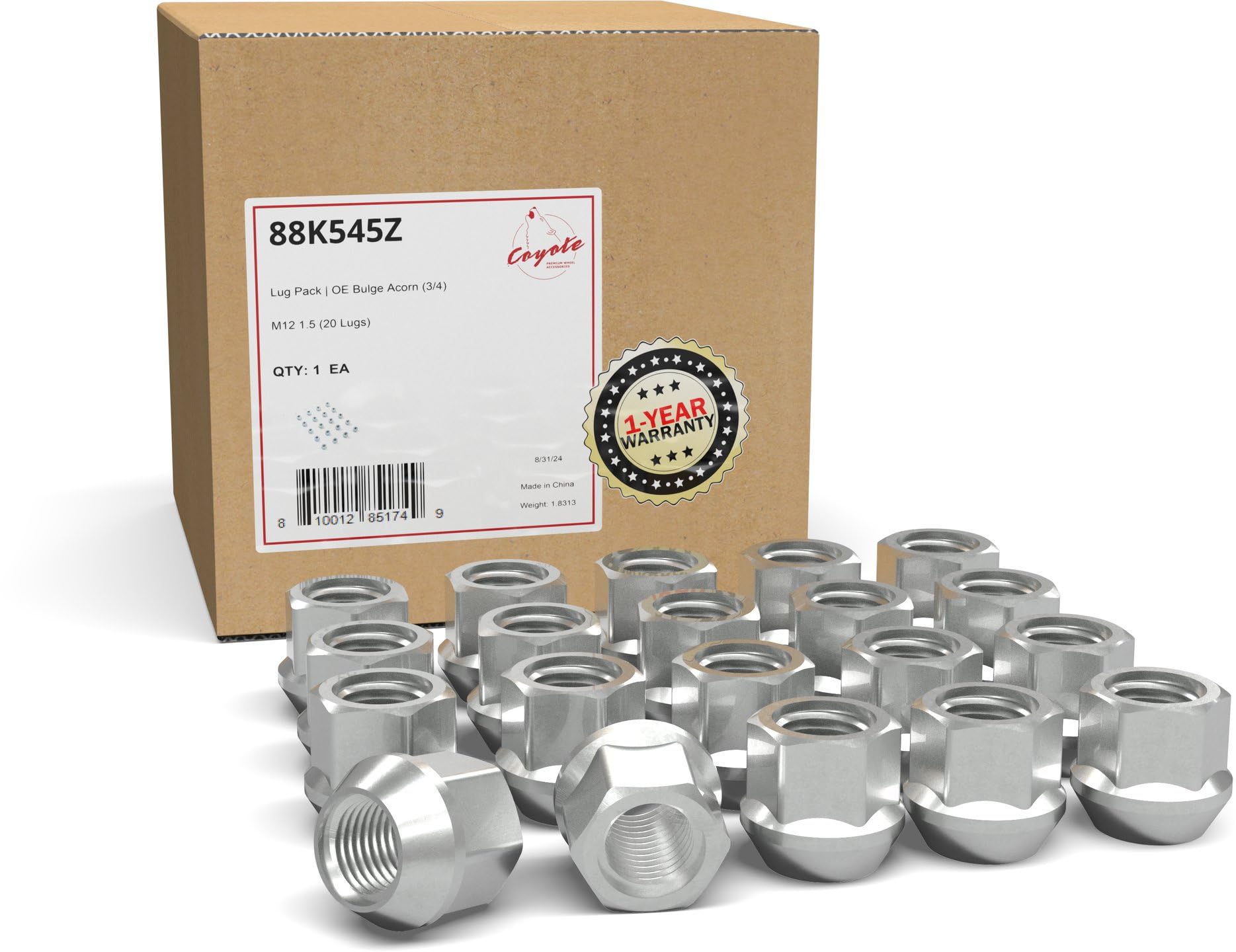 パーツ will Amazon.com: Wheel Accessories Parts 20 Pcs M12x1.5 12x1.5 Thread