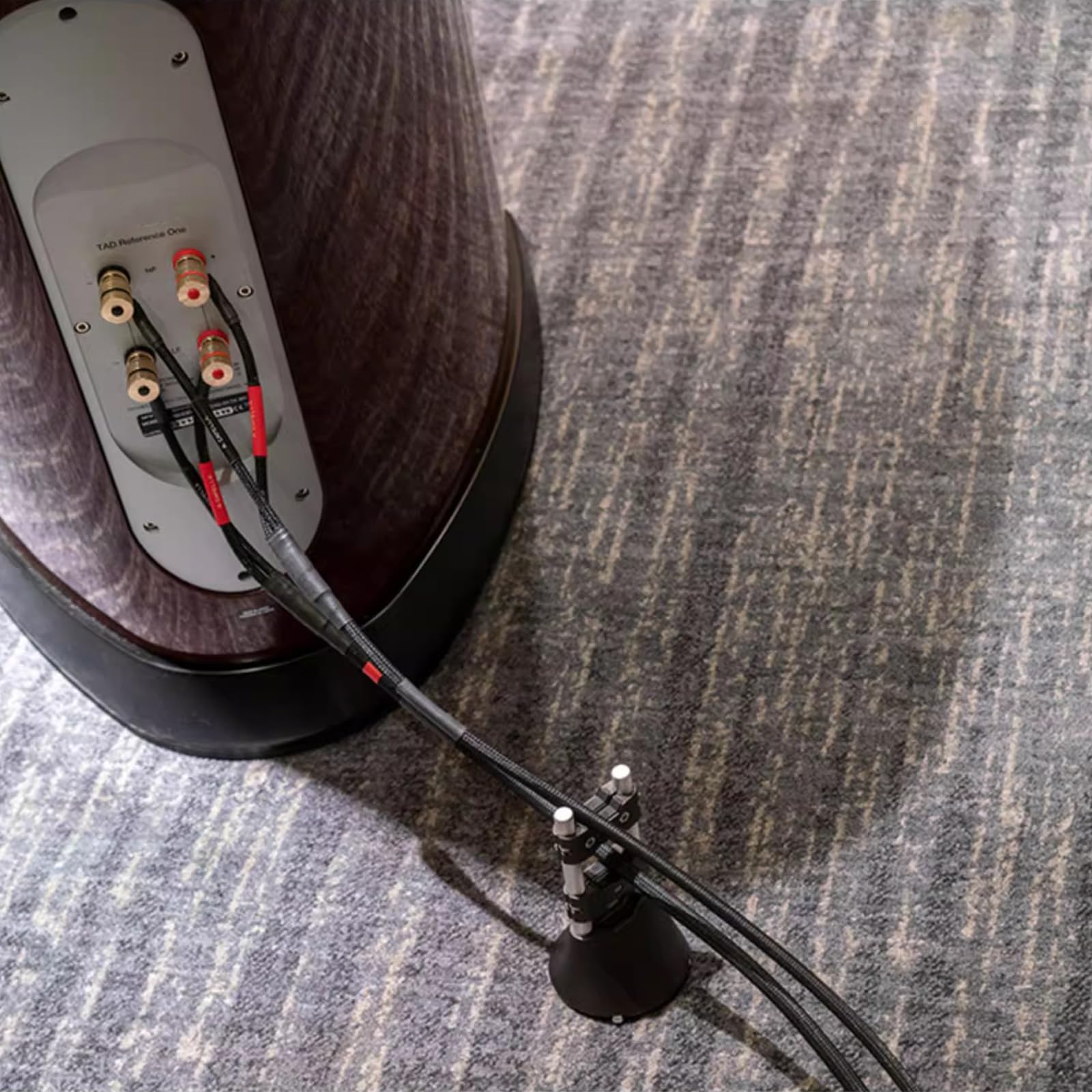 REF Uchwyt na kabel, stojak liniowy HIFI, audiofilskie organizery do podciągania drutu, do drutu o średnicy 10-35 mm, rozwiązanie do zarządzania kołyską