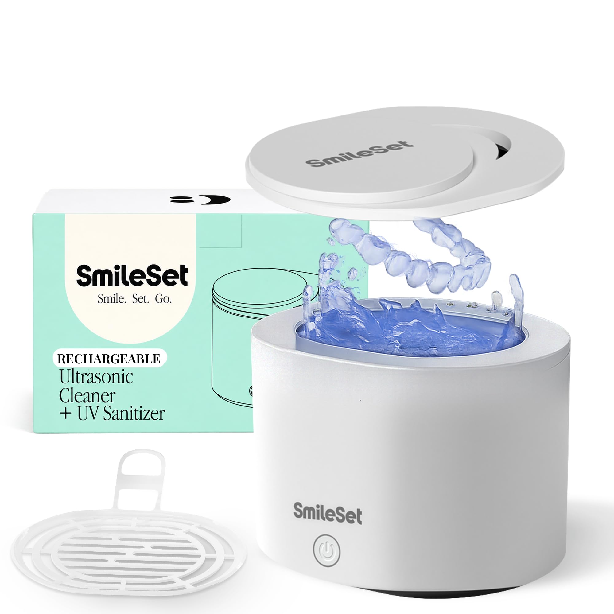SmileSet Retainer Cleaner - Ultrasonic Cleaning -1