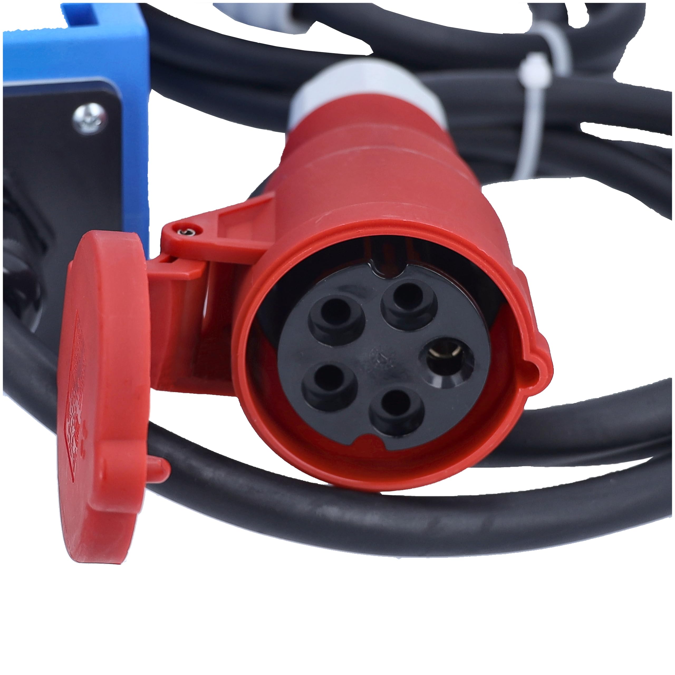 as - Schwabe MIXO Stromzähler Zwischenstecker Box Starkstrom 400V MID-konformer - Stromzähler zur Reduzierung der EEG-Umlage - CEE-Stecker und Kupplung 5-polig IP44 Made in Germany 61745