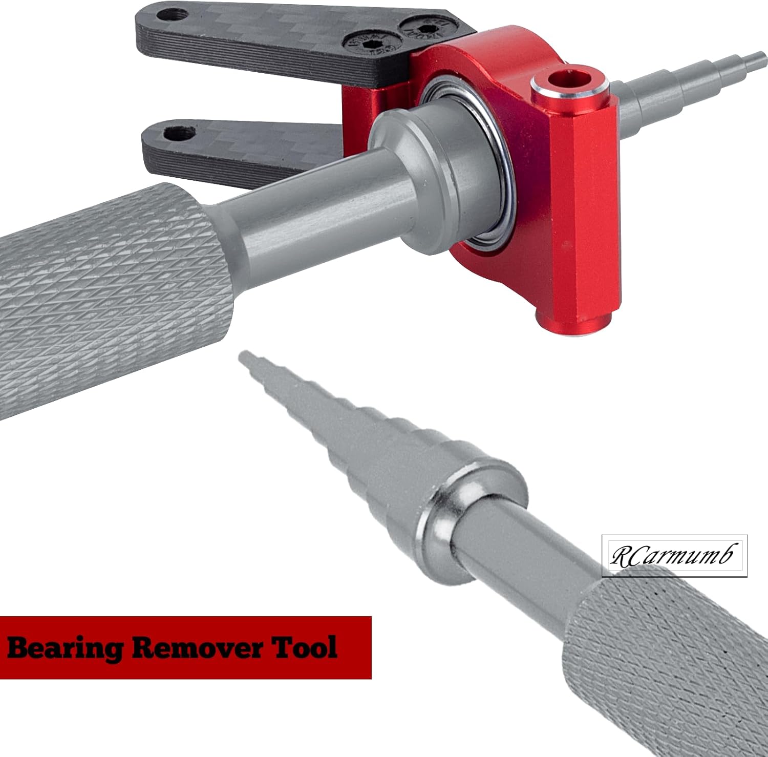RC Tool Kit 1.5/2.0/2.5/3.0mm Hex,4.0/5.5/7.0/8.0mm Nut Driver,17mm Wheel Hex,Shock Plier,Bearing Tool,Screwdriver Set for 1/10 Trx4 Slash 4X4 BL-2S SCX10 III,SENTON L0S1 1/8,1/6 Trx6,Red