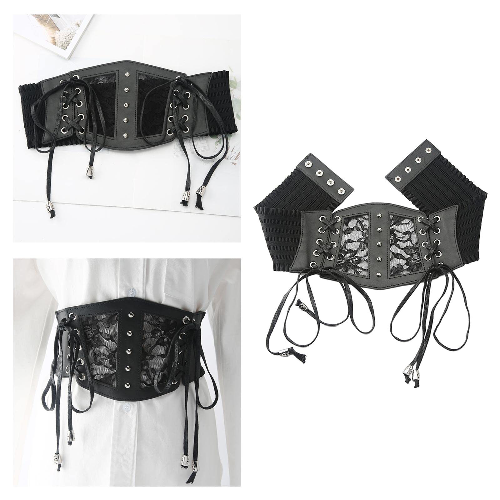 Corset élastique pour femme avec ceinture large