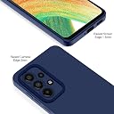 Pikkme Samsung Galaxy A33 5G Back Cover Soft Matte Liquid Silicone TPU | Camera Protection | Shockproof Slim Back Case for Samsung Galaxy A33 5G (Blue) gallery image