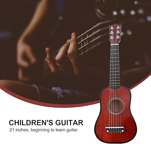 Miniatura 5 de Happyyami Kid Guitar Beginner Hawaiian Guitar for Beginner Children Guitar Toy Toys for Kids Childs Electric Guitar and Amp Kids Mini Toys Ukulele