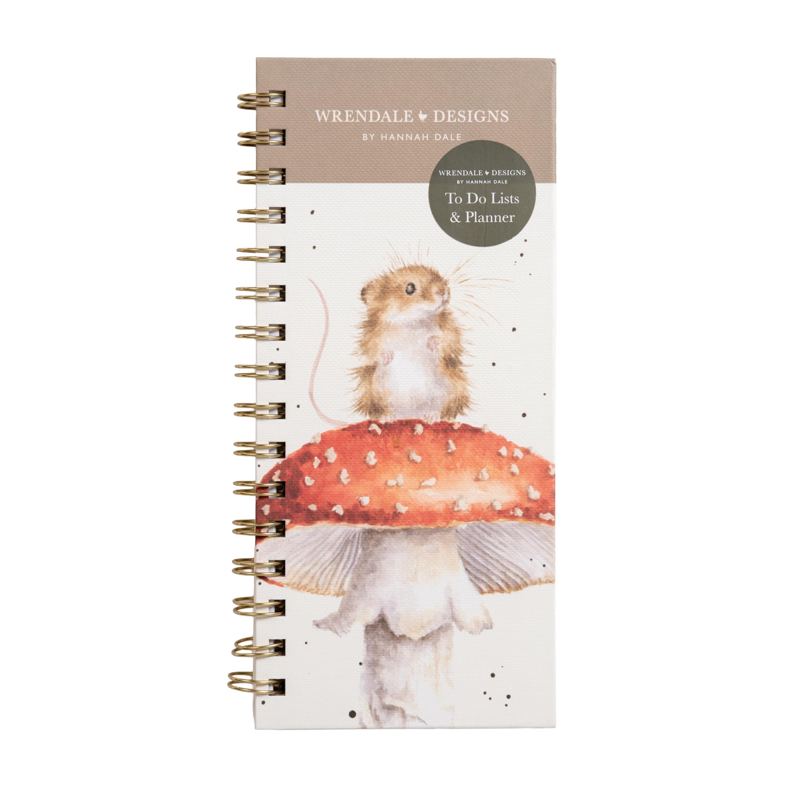 Wrendale Designs Mouse To Do Lists and Planner Hes A FunGi