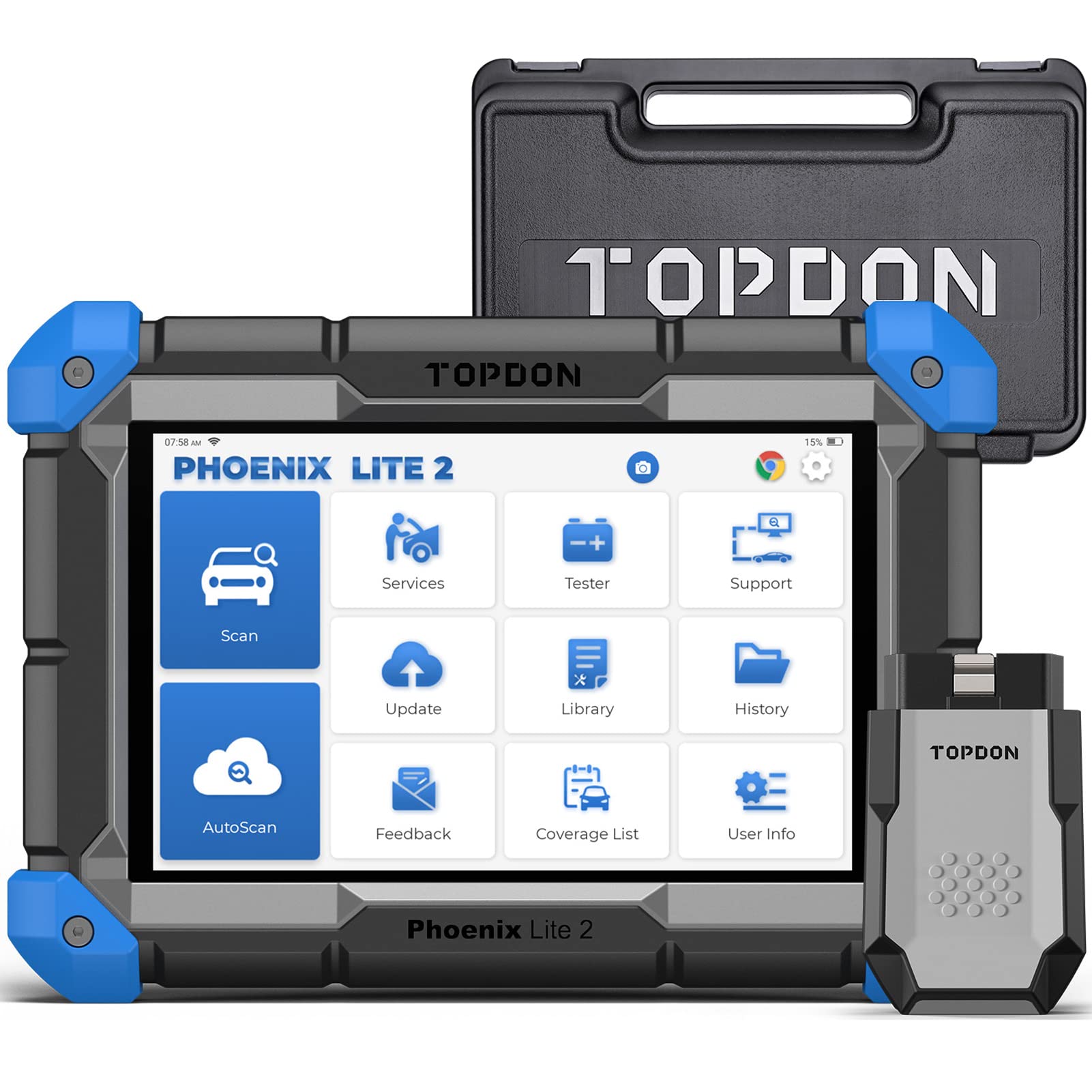 Amazon.co.jp: TOPDON Phoenix Lite2 OBD2診断機 日本語対応、BMW 