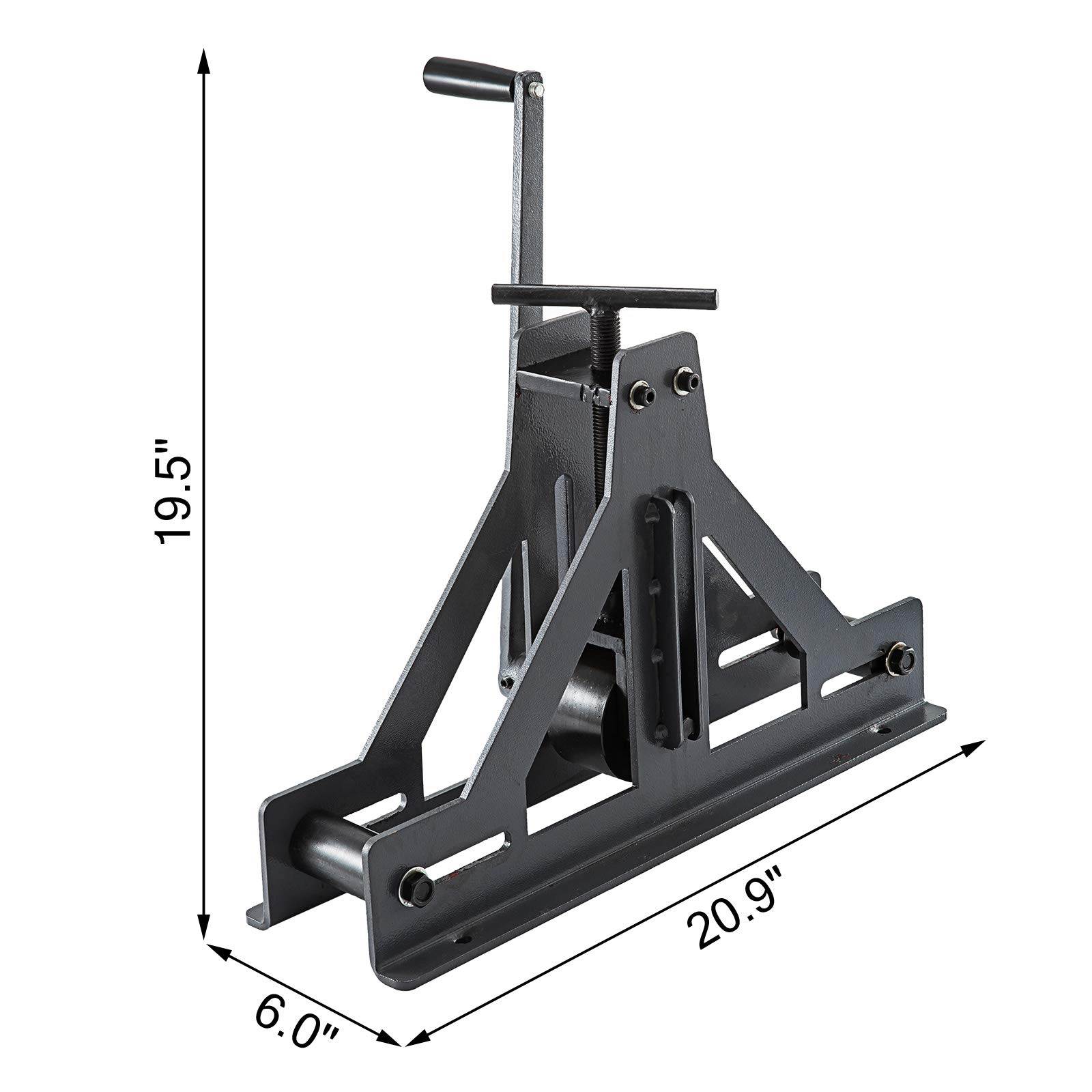 VEVOR 11/2" Tubing Rolling Bender Manual Square & Rectangular Tube