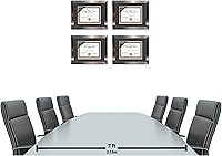 Vista 6 de Creative Picture Frames Carnegie - Marco de diploma de acero inoxidable con acabado de acero inoxidable de 12 x 16 pulgadas con vidrio negro