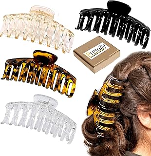 Premify 4Pcs Hair Claw Clips