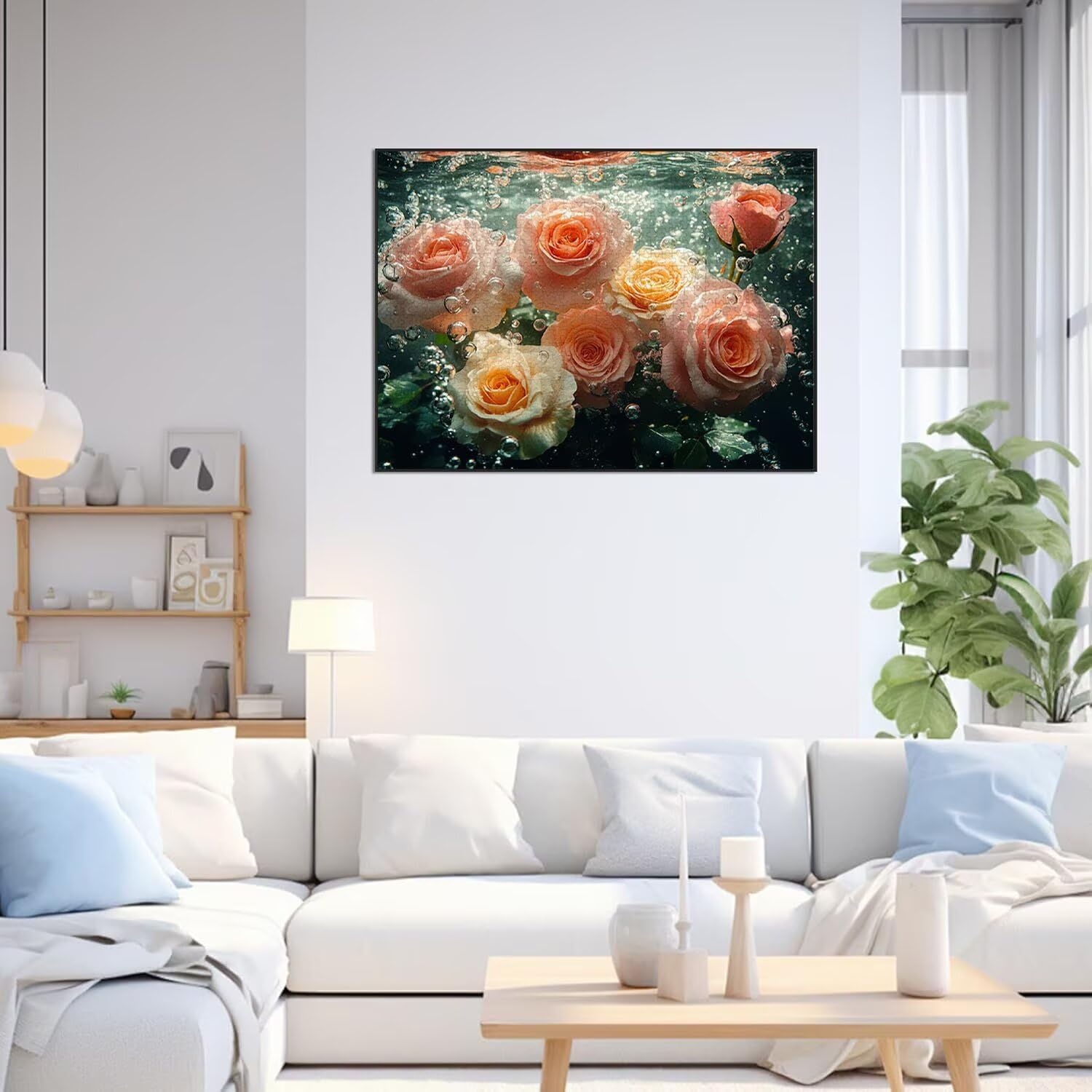 Puzzle dla dorosłych 2000 elementów trudne wyzwanie, róża, n-545 | Układanki dla dorosłych puzzle bąbelkowe gry mózgowe zwiększają kreatywność, prezenty 3D, relaks i rozrywka