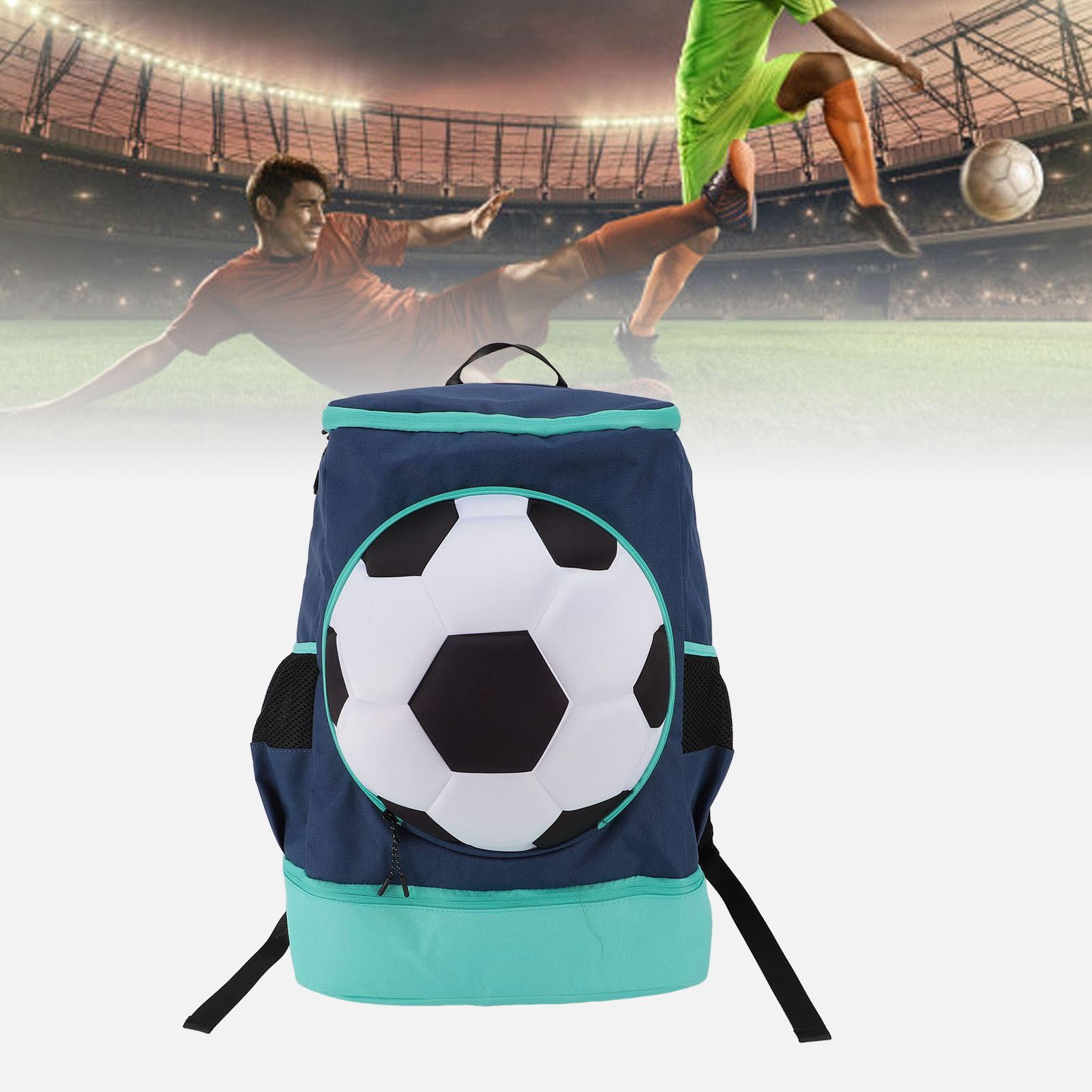 CHICIRIS Zaino da Calcio con Scomparto per Palloni e Scomparto per Scarpe Borsa per Attrezzatura da Allenamento per Calcio per attività