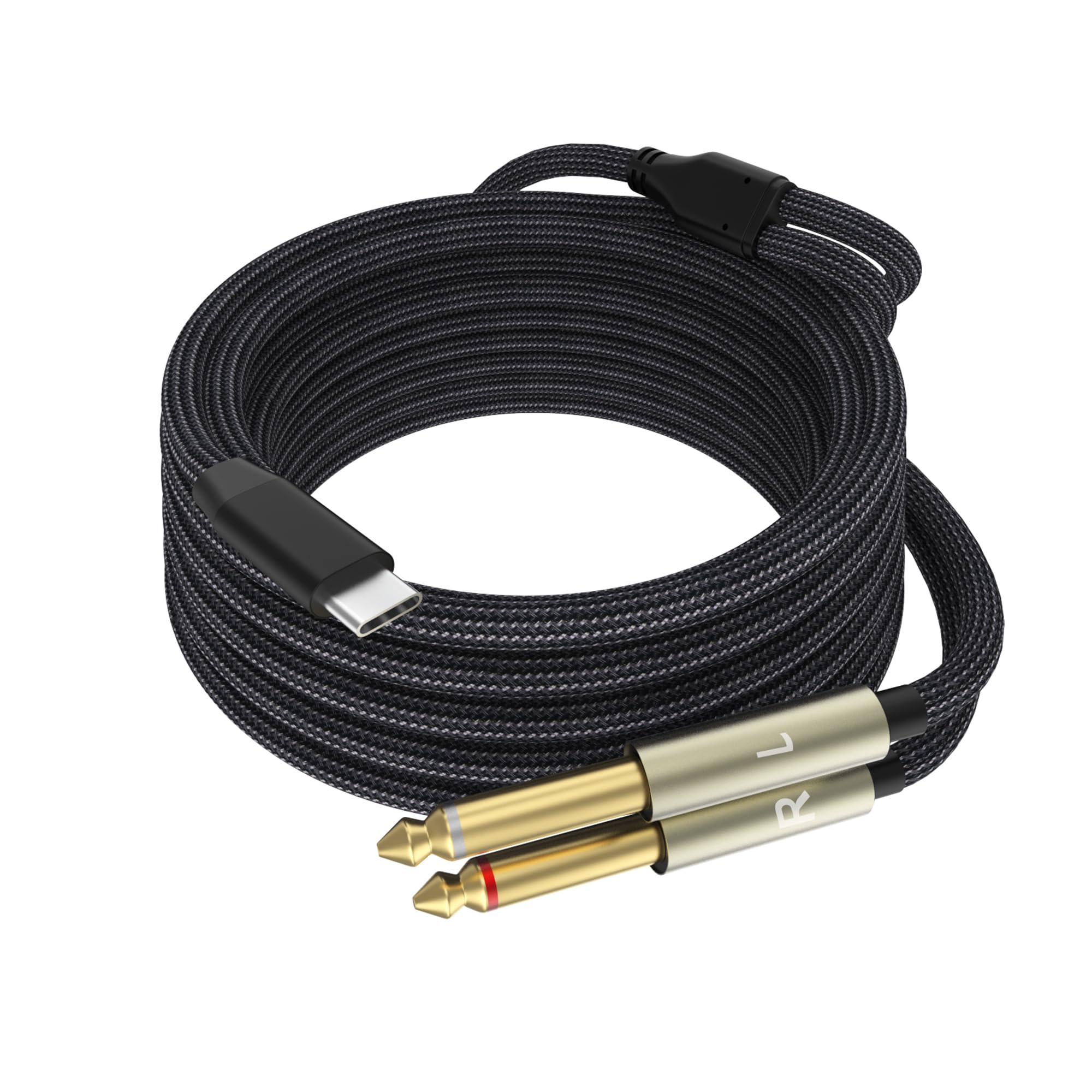 Câble USB C vers double Jack 6,35 mm pour brancher votre PC portable sans souffle - 8