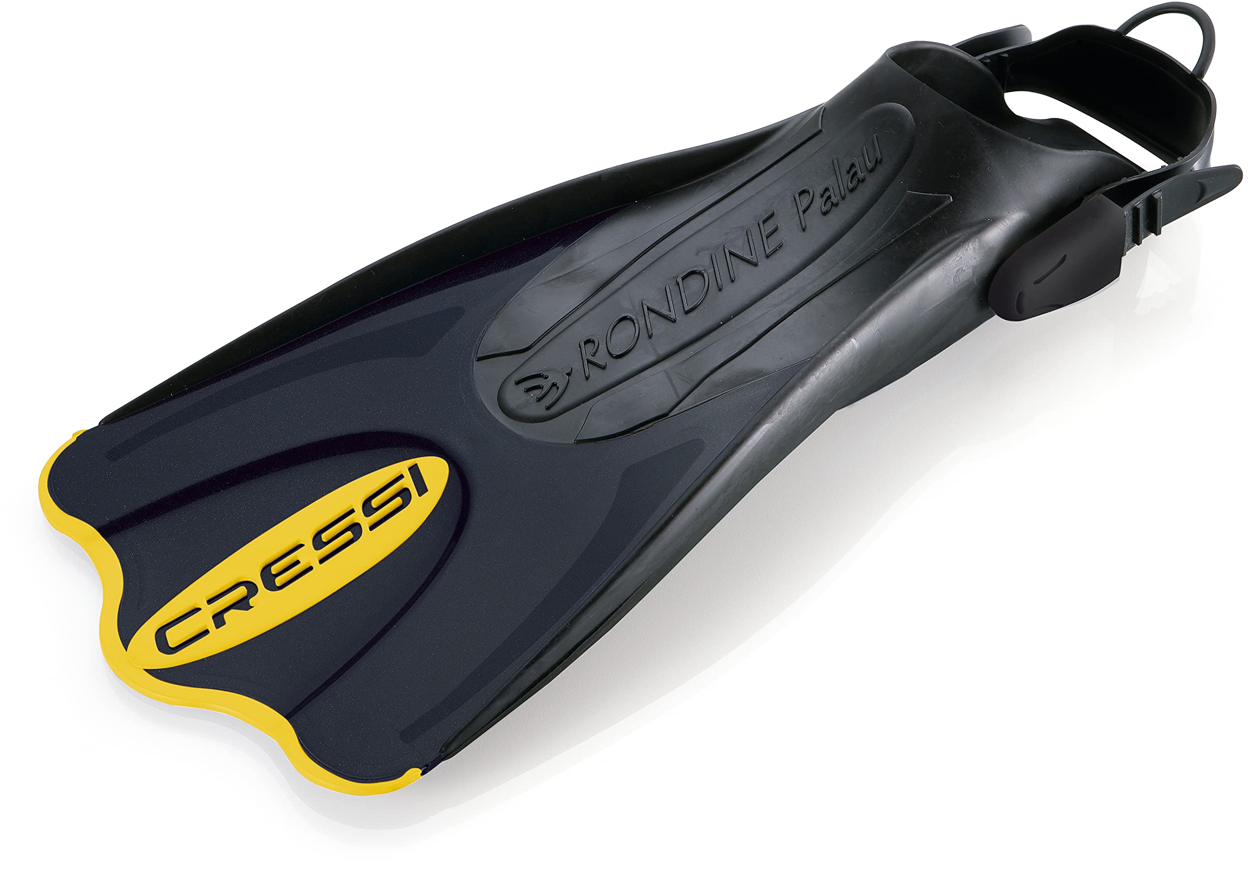 Cressi Palau Saf, Pinne Corte Regolabili per Nuoto E Snorkeling Unisex, Nero/Giallo, S/M (38/41) & Mare Combo, Set Maschera Sub Perla E Snorkel Mexico Unisex – Adulto, Nero, Unica