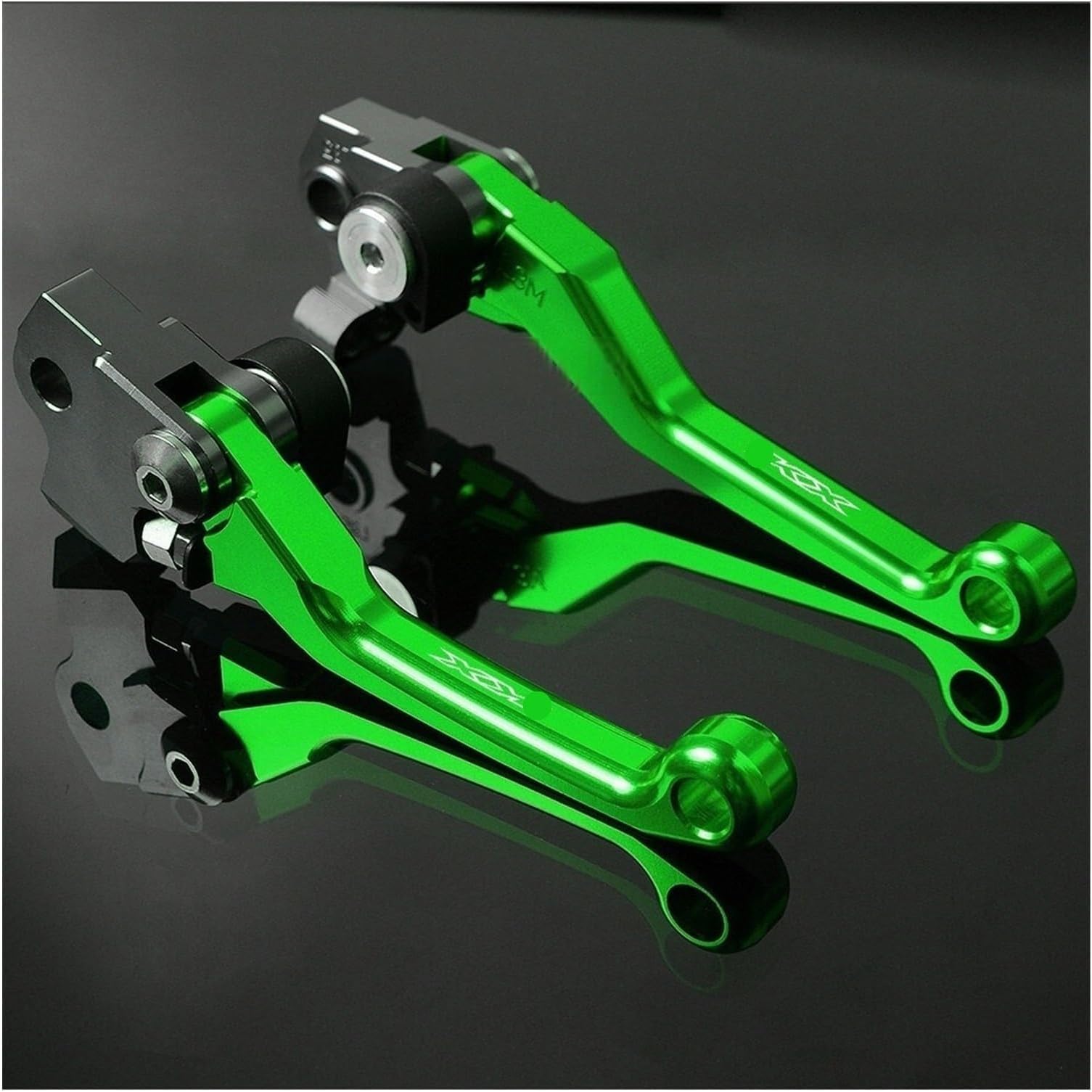 for Kaw&asaki KX65/KX85/KX125/KX250/KX250F/KX450F CNC Motorcycle Dirt Pit Bike Pivot Brake Clutch Levers KX 65 85 125 250 450 F Handle Clutch Levers Brakes