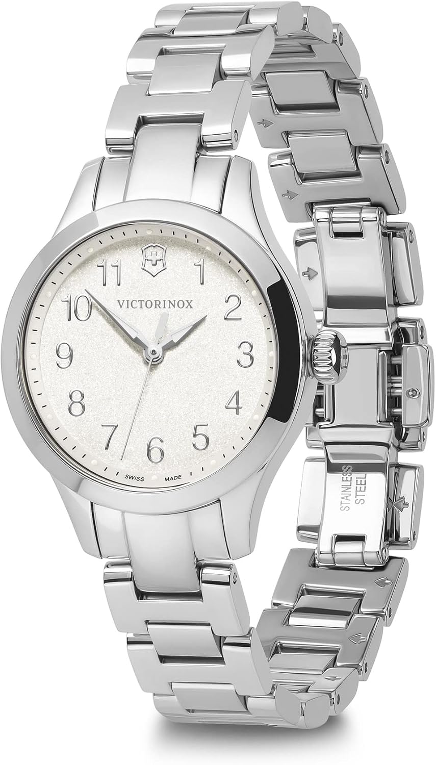 Victorinox Donna Alliance XS - Orologio al quarzo analogico in acciaio inossidabile fabbricato in Svizzera 241840