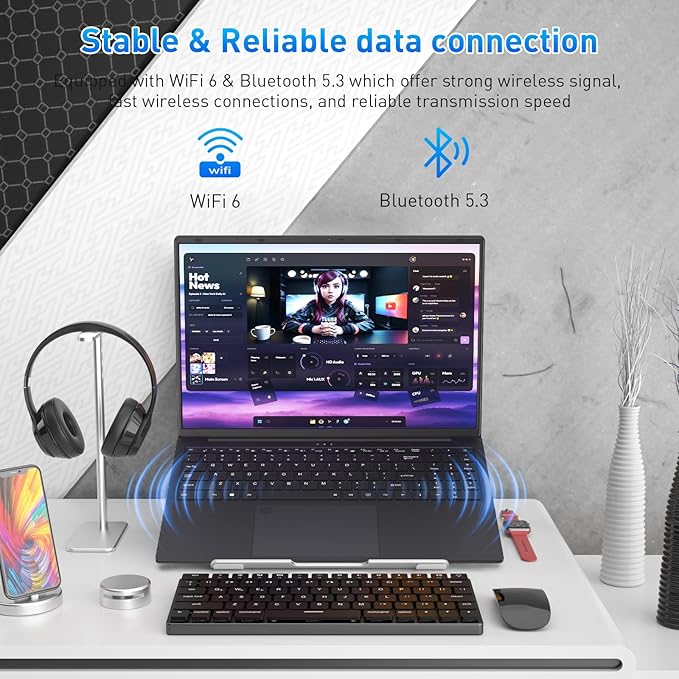 Laptop Auusda T160R, 32GB RAM, 1TB SSD, Ryzen 5, 16" FHD+, W11 Pro miniatura 10