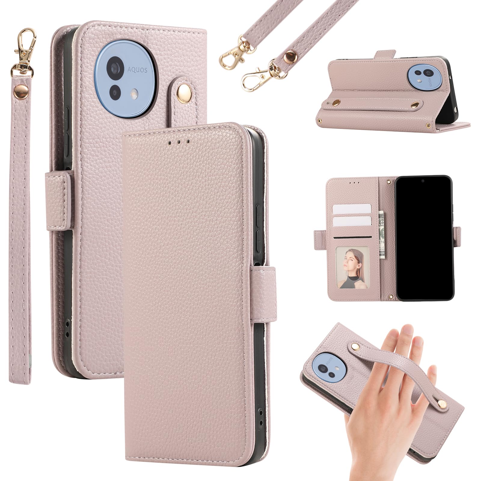 Amazon.co.jp: Aquos wish 4 ケース 手帳型 おしゃれ シャープ  