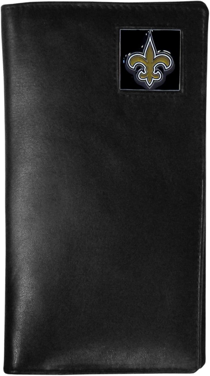Siskiyou Sports NFL New Orleans Saints Tall Leather Wallet, aqua