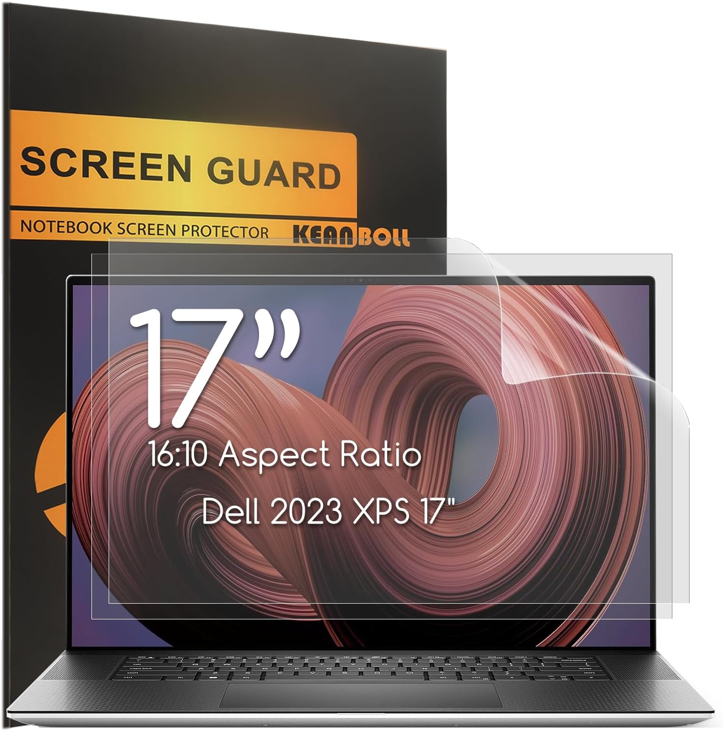 2-Pack Anti Glare Screen Protector for Dell XPS 17 9730 & Dell XPS 17 9720 & Dell XPS 17 9710 (17 inch) Touchscreen Laptop,Screen Resolution :3840 x 2400 pixels-Anti Fingerprint Filter