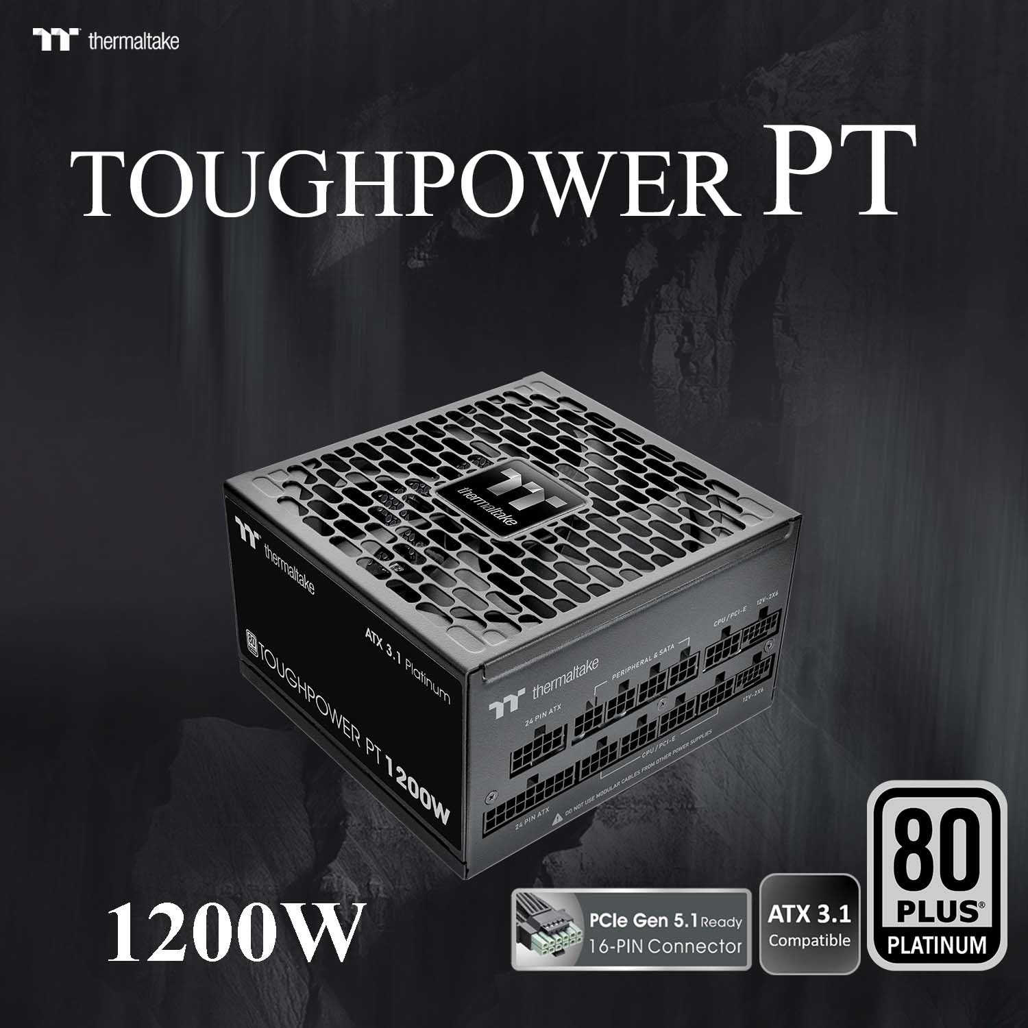 Amazon | Thermaltake TOUGHPOWER PT/1200W ATX3.1 PLATINUM PC電源 