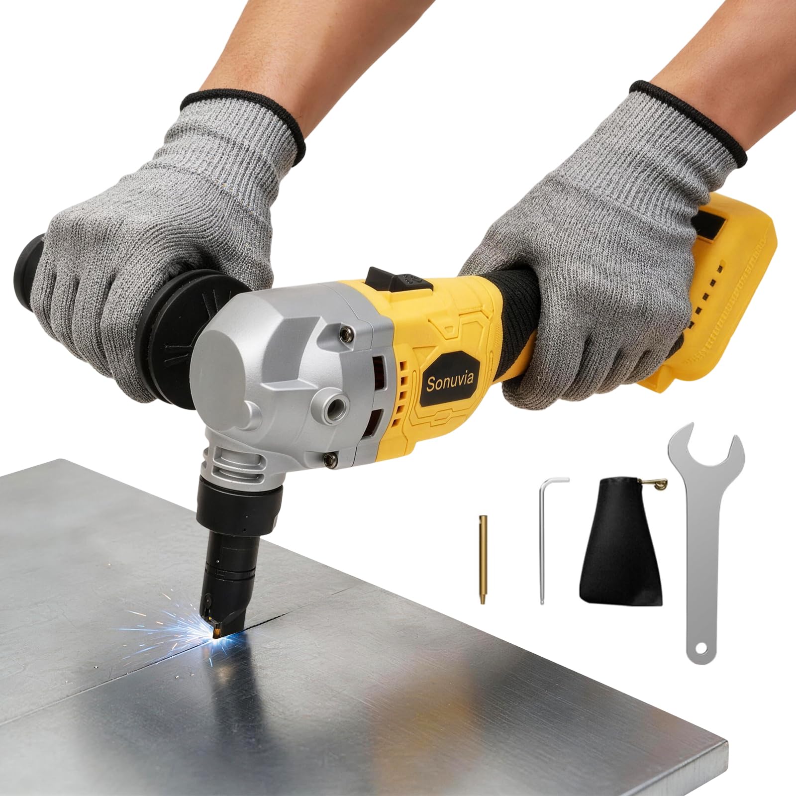 Photo 1 of Sonuvia Cordless Metal Nibbler - Compatible with DeWalt 20V