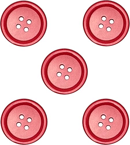 Miniatura 7 de Libiline 100 piezas de resina con botones de color sólido, 4 agujeros, para hacer tarjetas de costura, suéter (multicolor, 1116 pulgadas)