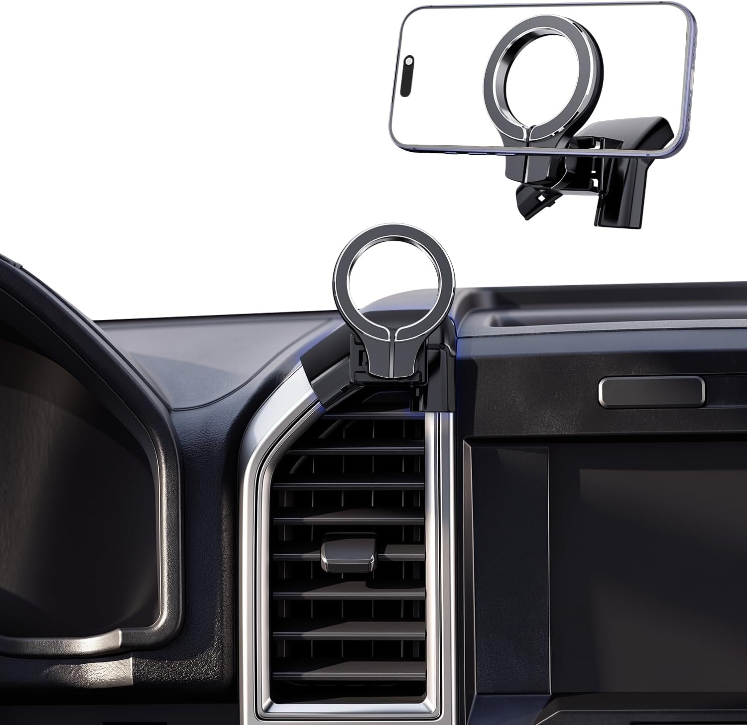 Magnetic Phone Mount for Ford F150 2015-2020, Car Dash Holder for MagSafe