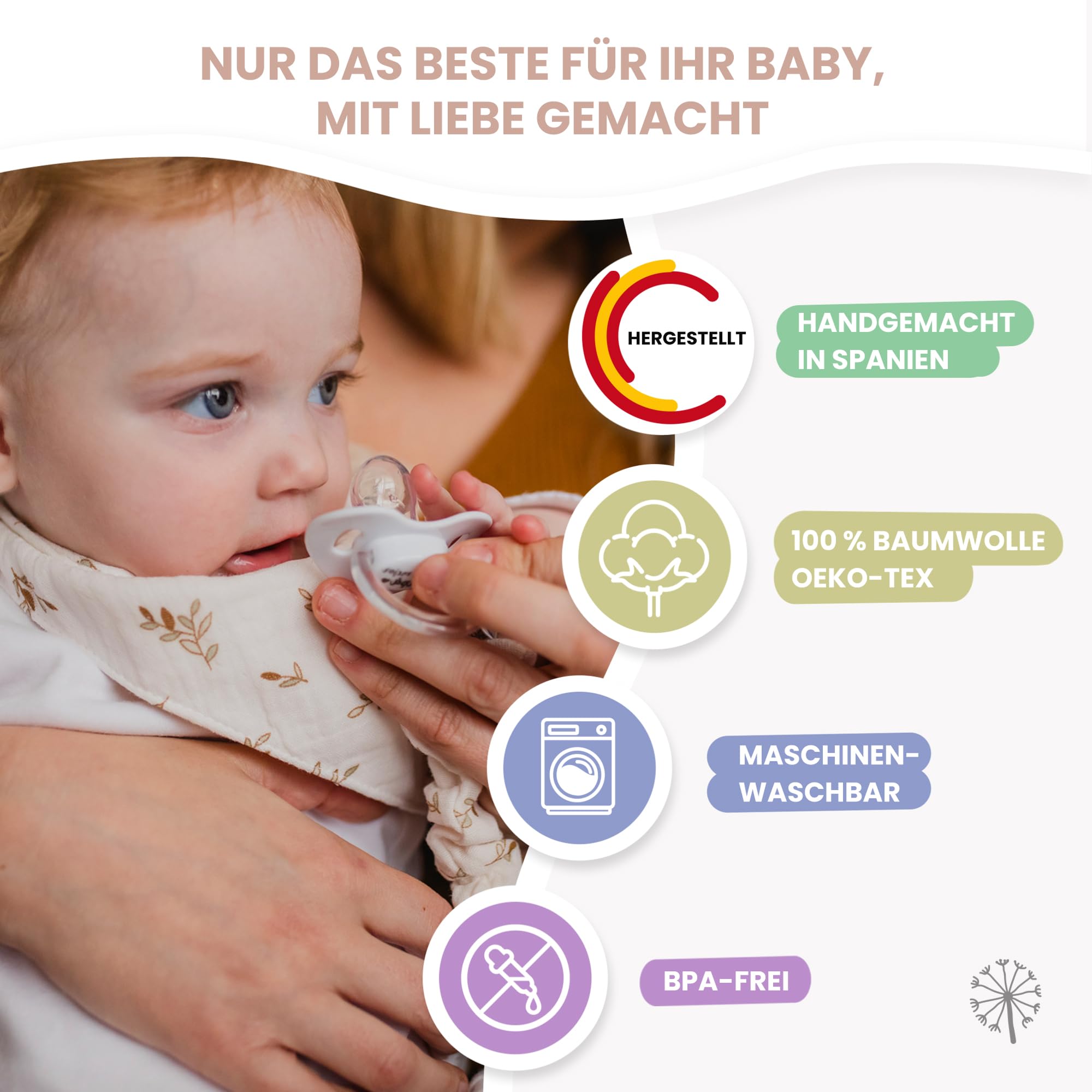 MIMUSELINA Pack Neugeborenen Geschenk | Baby Geschenk Mädchen oder Junge | Babygeschenke zur Geburt & Baby Shower | Geschenkbox verfügbar in verschiedenen Größen | Sahara, Small