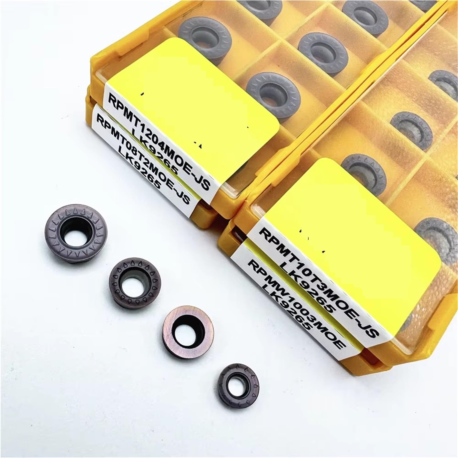Utensili Da Taglio Per Tornio CNC Con Inserto In Metallo Duro Per Fresatura(10PCS RPMT1606 LK9265)