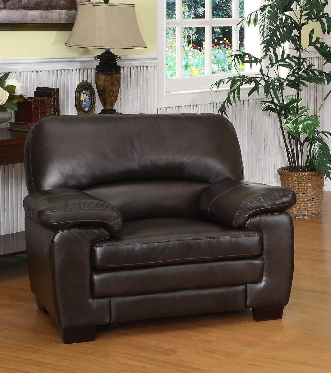 Living Italian Leather Armchair Amazon.ca Home