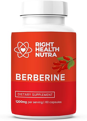 Miniatura 1 de Berberina 1200mg - 60 Cápsulas - Berberina pura, apoyo natural para combatir los radicales libres, aumentar la inmunidad y equilibrar el microbioma
