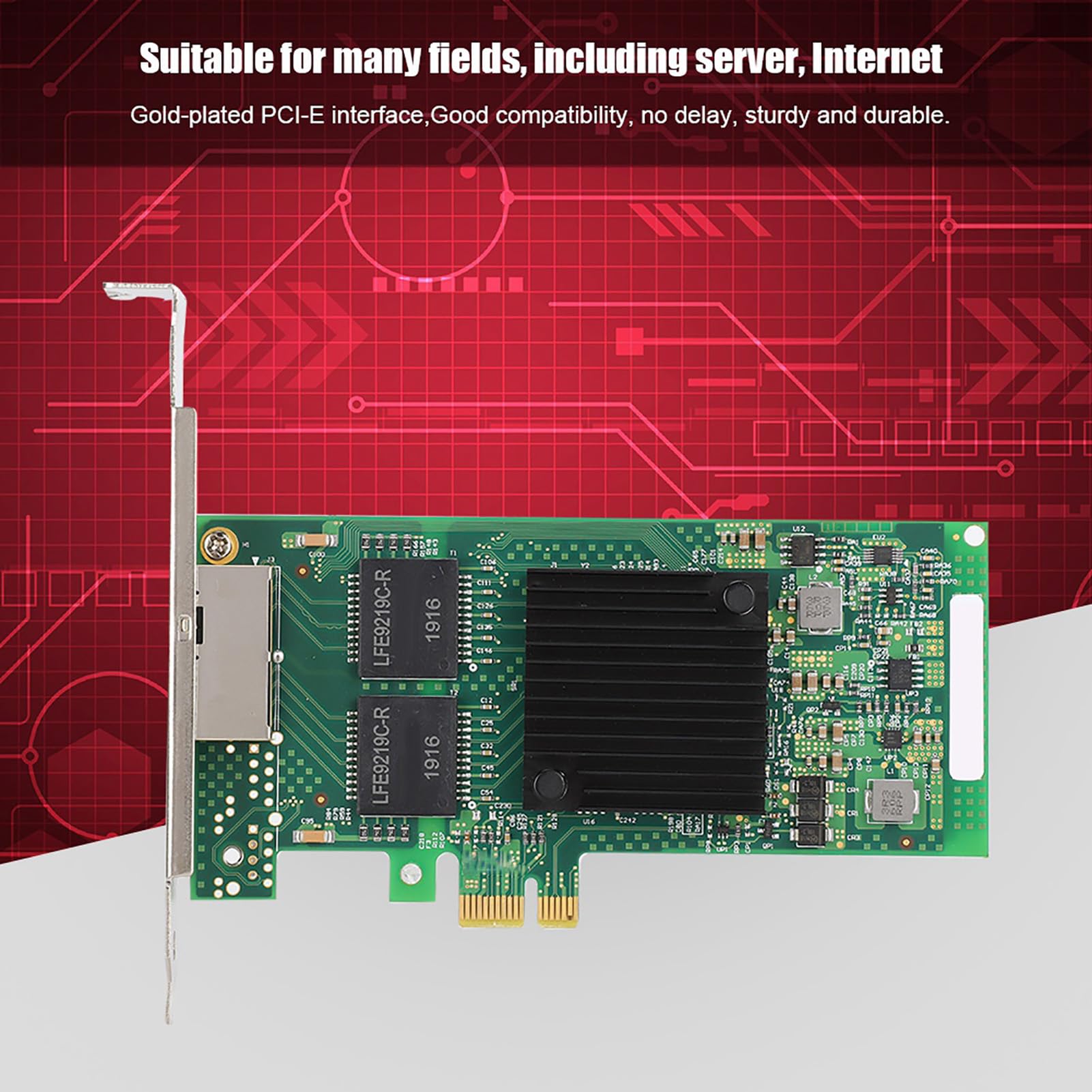 Per I350 T2V2 I350Am2 Pcie X1 Dual Port Server Scheda di Rete Gigabit Ethernet Componenti Per Computer Desktop e Periferiche