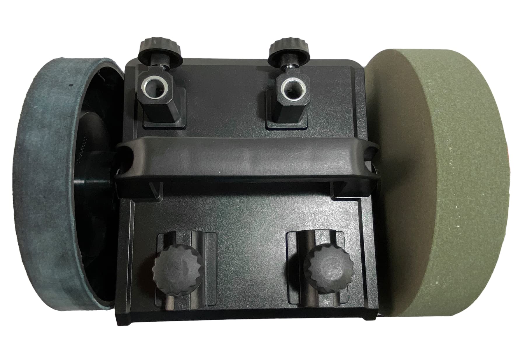 WELDINGER Nass- Schleifmaschine NSM 200 vario 90 W Drehzahl regelbar (Schleifgerät Doppelschleifgerät Naßschleifer Schleifer 5 Jahre Garantie)