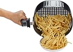 GoWISE USA 5.8-Quarts 8-in-1 Electric Air Fryer XL + 50 Recipes for Your Air Fryer Book (Black)