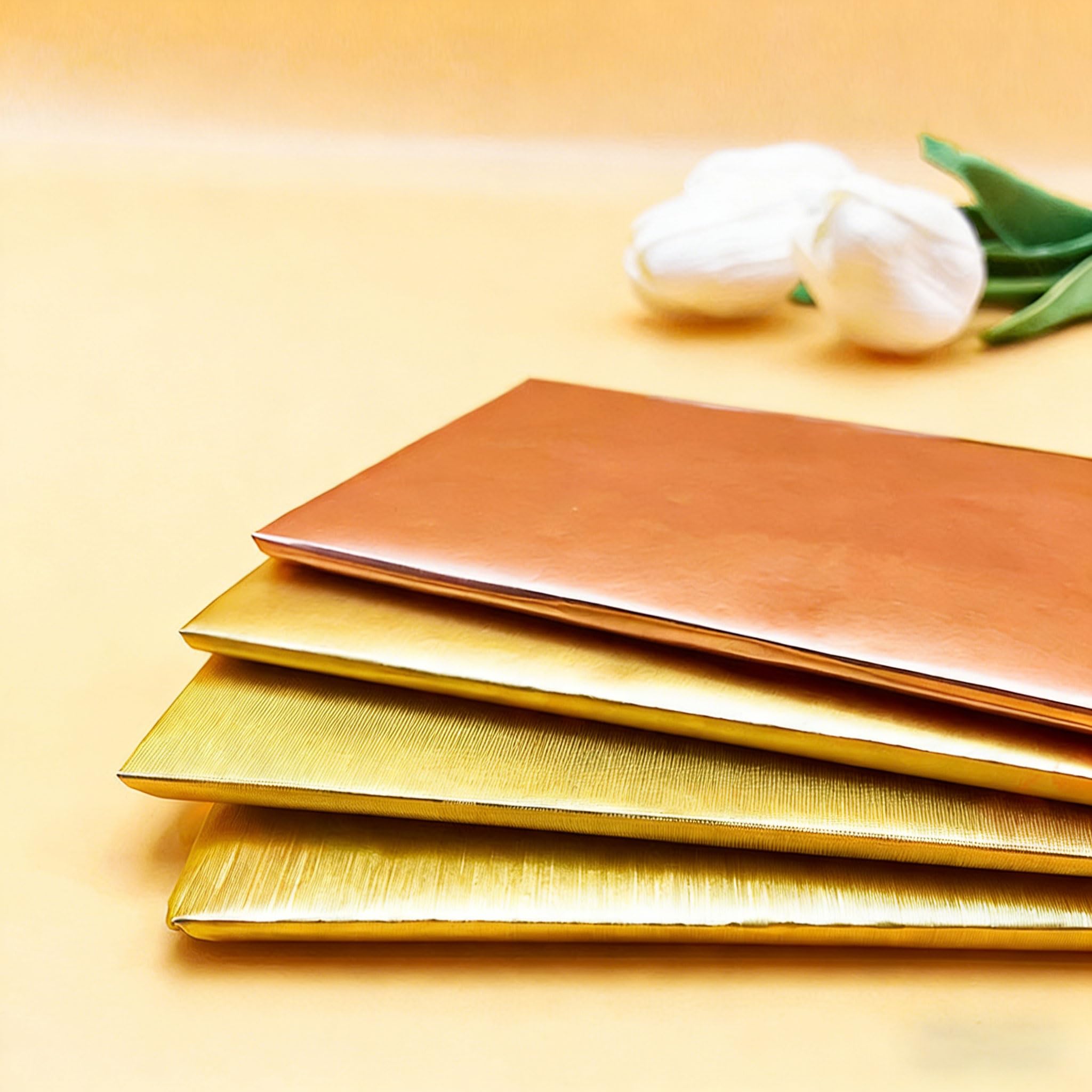 Opakowanie 500 opakowań do batonów czekoladowych – gruba folia aluminiowa i papierowe owijki do batoników czekoladowych, krówek, batonów owocowych | walentynkowe artykuły do pieczenia (rozmiar: 25 x