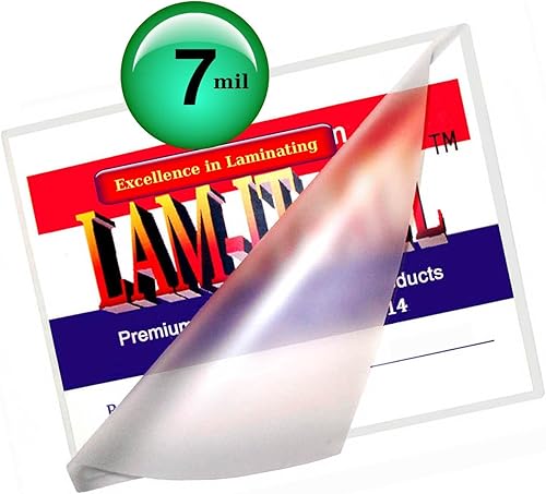 Miniatura 4 de Bolsas de laminación de tarjetas de archivo caliente de 7 mil 3-12 x 5-12 Paquete de 100 por LAM-IT-ALL