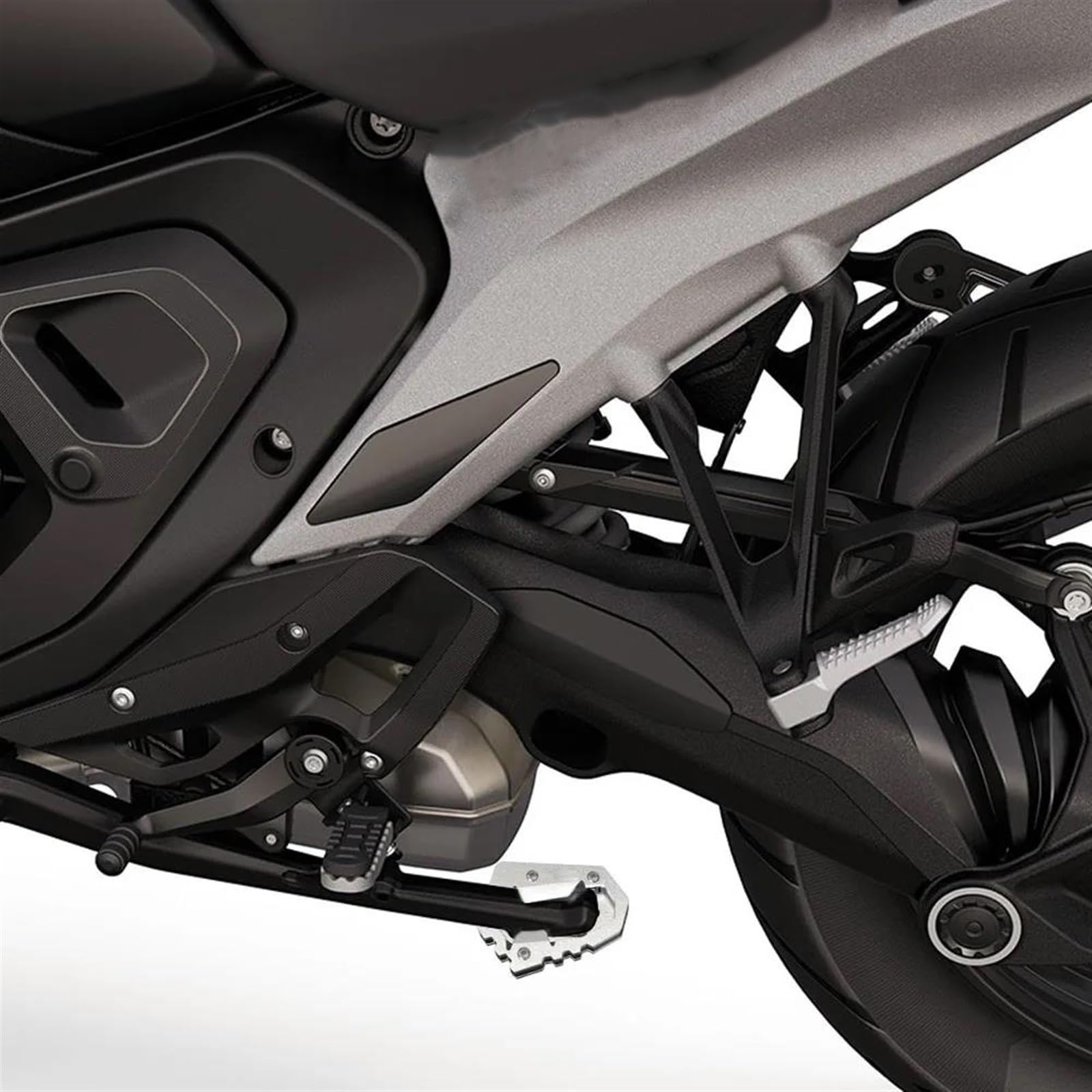 Plaque D’extension De Béquille Latérale Pour BMW R 1300 GS – Aluminium CNC Anodisé Noir, Compatible 2023-2025, Stabilisation Améliorée - 9