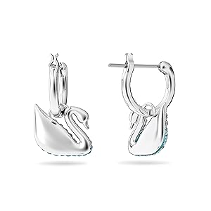 Amazon | [スワロフスキー] Iconic Swan クリスタル ピアス