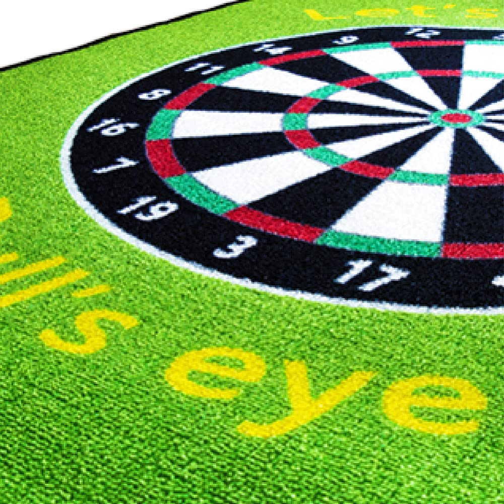 Kingpower Dart Darts Dywanik do darta, mata do darta 237 x 80 cm, stalowe rzutki, rzutki do darta, tarcza do darta, akcesoria, linia rzutu, ochrona, gumowa tarcza do darta, różne wzory, wzór: wzór 8