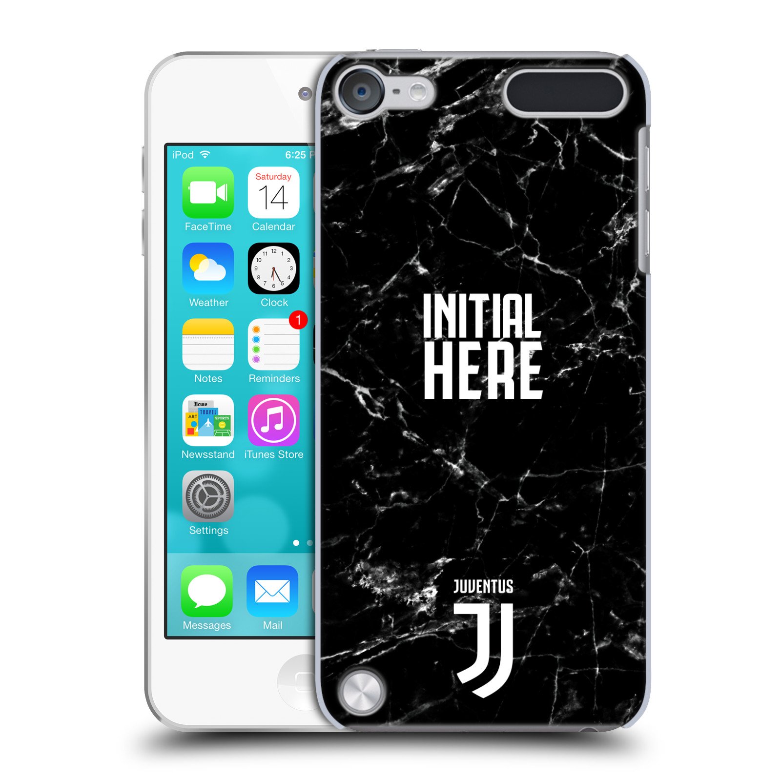 Coque iPod Touch 5G Juventus personnalisable coque dure protection arriere iPod Touch 5th Gen marbre - 7
