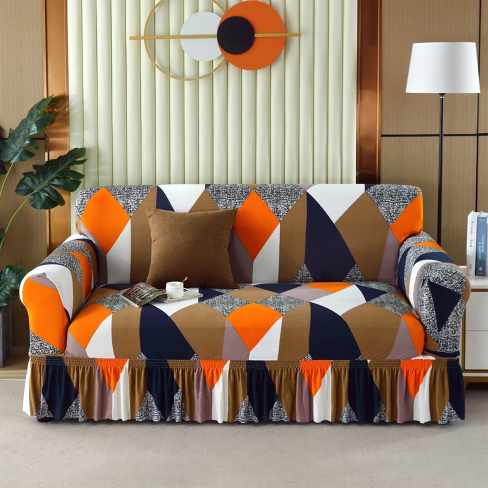 Housse de coussin très élastique et imperméable aux salissures de taille L