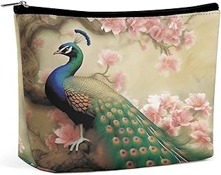 Oriental Peacock on Flower Tree Toiletry Bag ...