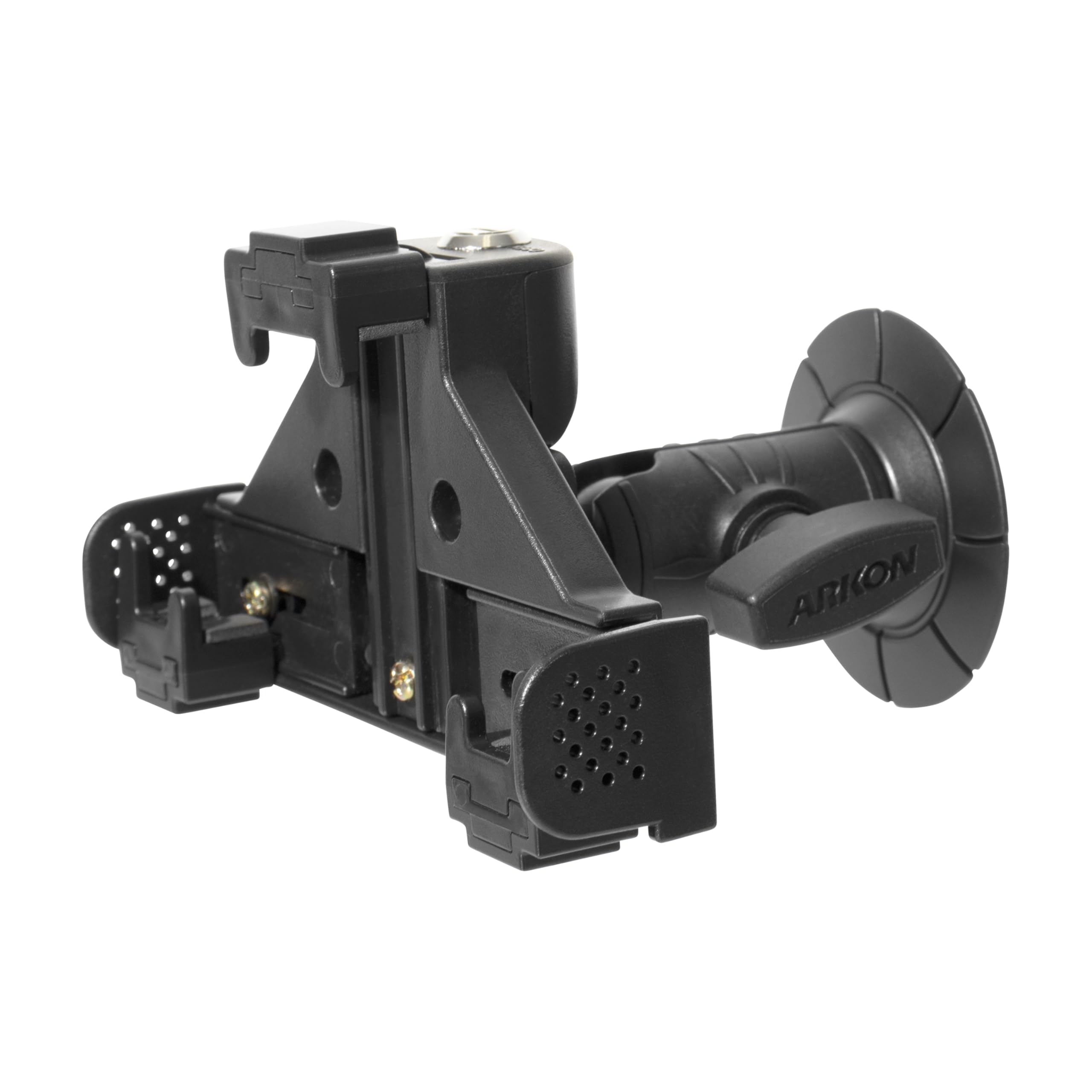 ARKON Mounts Universal Locking Phone Holder with Adhesive Base Mount and Adjustable Arm Super-Strong Weather-Resistant Adhesive car Phone