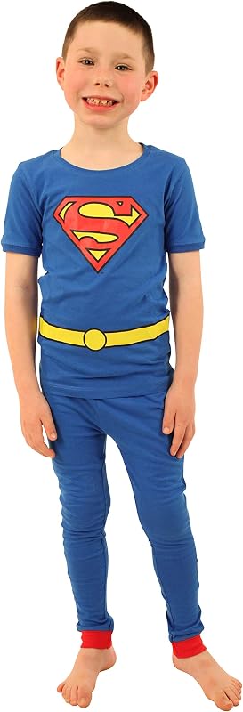 DC Comics Boys' Cast of Characters Pajama Set