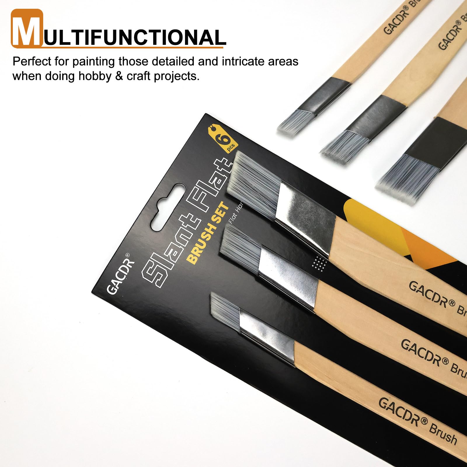 GACDR Paint Brushes - Trim & Edge Detail -4