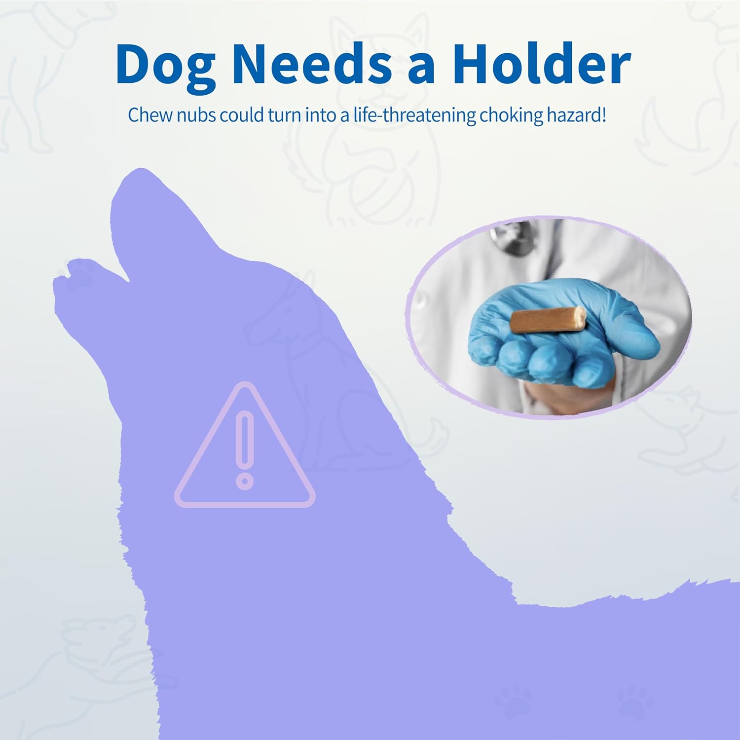 PetClan Chewise Bully Stick Holder, Improved Bully Sticks Holder, Ultimate Secure Heavy Duty, BPA-Free Safety Device to Prevent Choking, Fits Various Bully Sticks and Dog Sizes